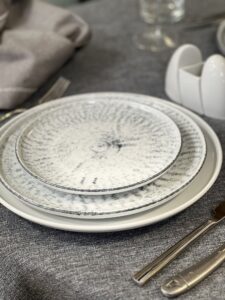 Посуда Optimo Handpainted G.Benedikt Чехия серого цвета для кухни серого цвета