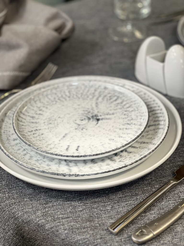 Посуда Optimo Handpainted G.Benedikt Чехия серого цвета для кухни серого цвета