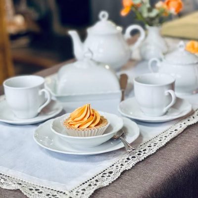 Посуда белого цвета Verona White для сервировки стола Посуда белого цвета Verona White для сервировки стола